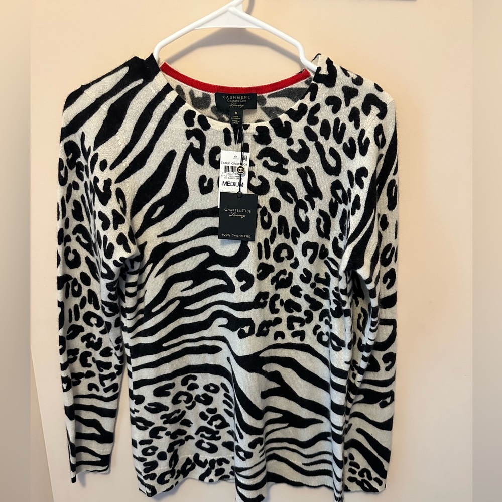 NWT Charter Club Women’s Cashmere Sweater